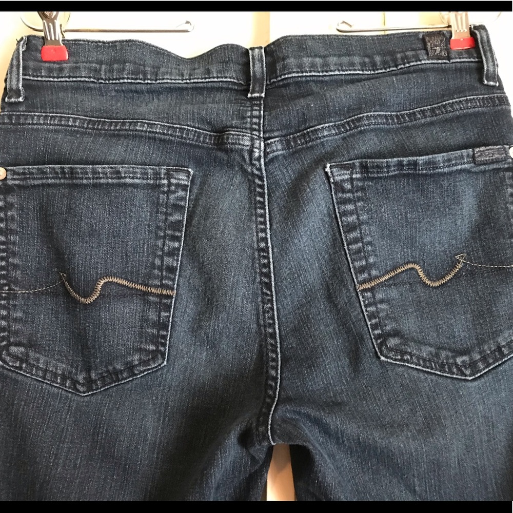 7 FOR ALL MANKIND DARK DENIM SIZE 31 x 30 - Picture 1 of 6
